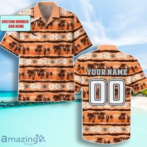 NRL Wests Tigers Combo Hawaiian Shirt And Shorts Custom Number & Name Trendy Combo For Fans Product Photo 2