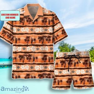 NRL Wests Tigers Combo Hawaiian Shirt And Shorts Custom Number & Name Trendy Combo For Fans Product Photo 1
