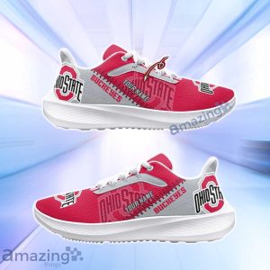 Ohio State Buckeyes NCAA Trending Air Mesh Running Shoes Custom Name For Fans Product Photo 2