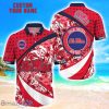 Ole Miss Rebels Custom Name Floral Hawaiian Shirt Summer Beach Shirt For Fans