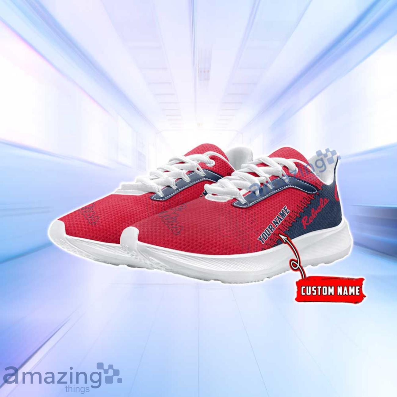 Ole Miss Rebels NCAA Trending Air Mesh Running Shoes Custom Name For Fans image Ole Miss Rebels NCAA Trending Air Mesh Running Shoes Custom Name For Fans Product Photo 1