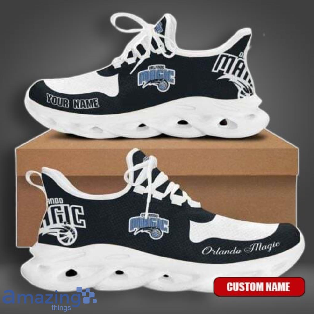 Orlando Magic Custom Name Max Soul Shoes Leading The Trend Of Sport Sneakers image Orlando Magic Custom Name Max Soul Shoes Leading The Trend Of Sport Sneakers Product Photo 1
