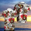 Ottawa Senators Hawaiian Shirt Style Gift Big Floral Button Up