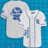 Pabst Blue Ribbon Baseball Jersey Shirt Best Gift For Men And Women