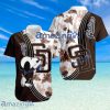 Padres Logo Snoopy Pattern Tropical Button Down Hawaiian Shirt