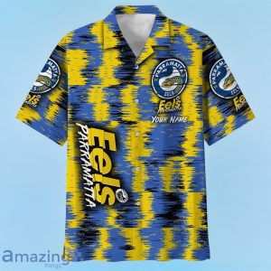 Parramatta Eels NRL Hawaiian Shirt Special Design Custom Name image Parramatta Eels NRL Hawaiian Shirt Special Design Custom Name Product Photo 2