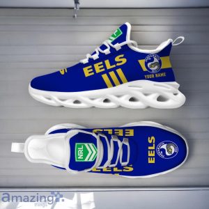 Parramatta Eels NRL Max Soul Shoes Custom Name Gift For Fans Product Photo 2