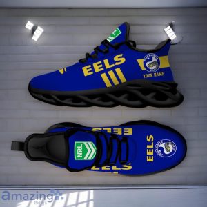Parramatta Eels NRL Max Soul Shoes Custom Name Gift For Fans Product Photo 4
