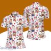 Patriotic Sloth Bears For 4th Of July Polo Shirt For Women Gift Golf Lover