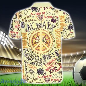 Peace Hippie Always Good Vibes Polo Shirt Hippie Designs Polo Shirt Gift For Golf Lover image Peace Hippie Always Good Vibes Polo Shirt Hippie Designs Polo Shirt Gift For Golf Lover Product Photo 2