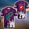 Personalized New Zealand Anzac Walking In The Sun Purple Baseball Jersey Shirt