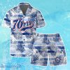 Philadelphia 76ers Team Logo Pattern Leaves Tropical Hawaiian Shirt & Short