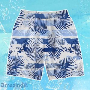 Philadelphia 76ers Team Logo Pattern Leaves Tropical Hawaiian Shirt & Short Product Photo 4