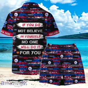 Philadelphia 76ers Team Logo Pattern Vintage Hawaiian Shirt And Short Product Photo 2