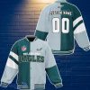 Philadelphia Eagles Baseball Jacket Custom Number &  Name Youth Style For Fans