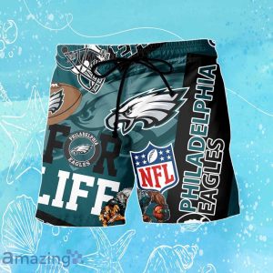 Philadelphia Eagles NFL Combo Hawaiian Shirt & Short Trending Gift For Fans image Philadelphia Eagles NFL Combo Hawaiian Shirt & Short Trending Gift For Fans Product Photo 4