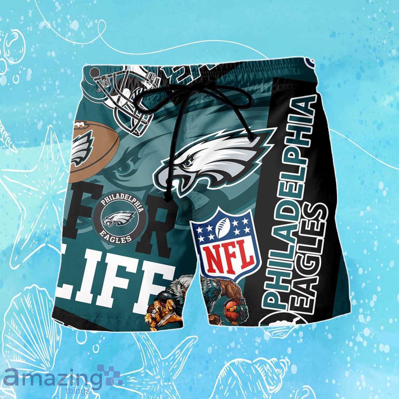 Philadelphia Eagles NFL Combo Hawaiian Shirt & Short Trending Gift For Fans image Philadelphia Eagles NFL Combo Hawaiian Shirt & Short Trending Gift For Fans Product Photo 4