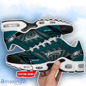 Philadelphia Eagles NFL Custom Name TN Sport Shoes Air Glide Runners For Fans Product Photo 2