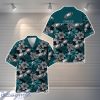Philadelphia Eagles NFL Flower Hawaiian Shirt Custom Name Gift Ideas For Men Women