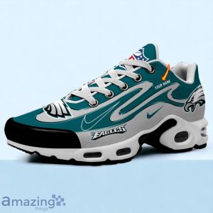 Philadelphia Eagles TN Sport Shoes Best Gift For NFL Fans Double Swoosh Custom Name Product Photo 1