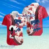 Philadelphia Phillies Logo Snoopy Pattern Tropical Button Down Hawaiian Shirt