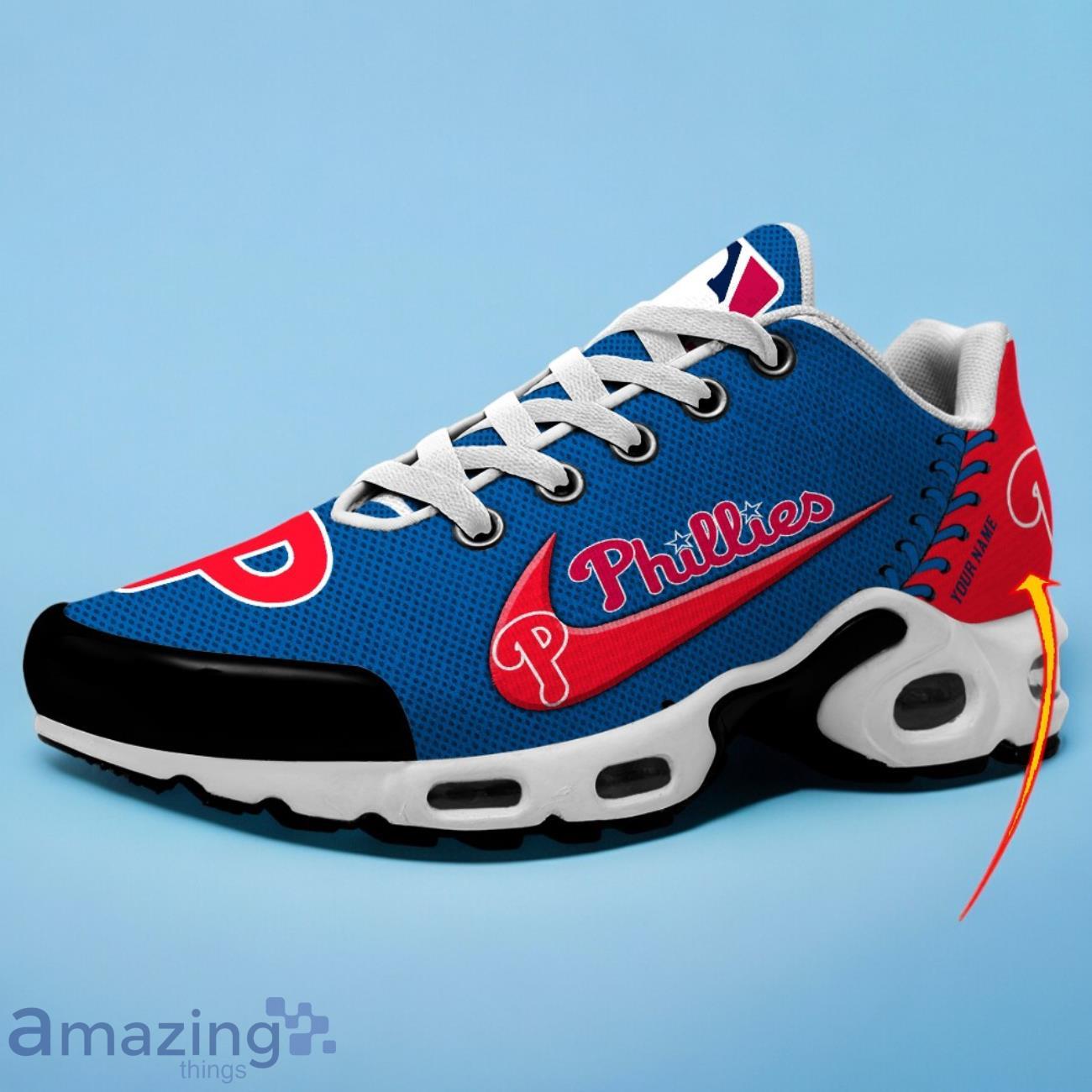Philadelphia Phillies MLB TN Sport Shoes Custom Name Perfect Gift image Philadelphia Phillies MLB TN Sport Shoes Custom Name Perfect Gift Product Photo 1