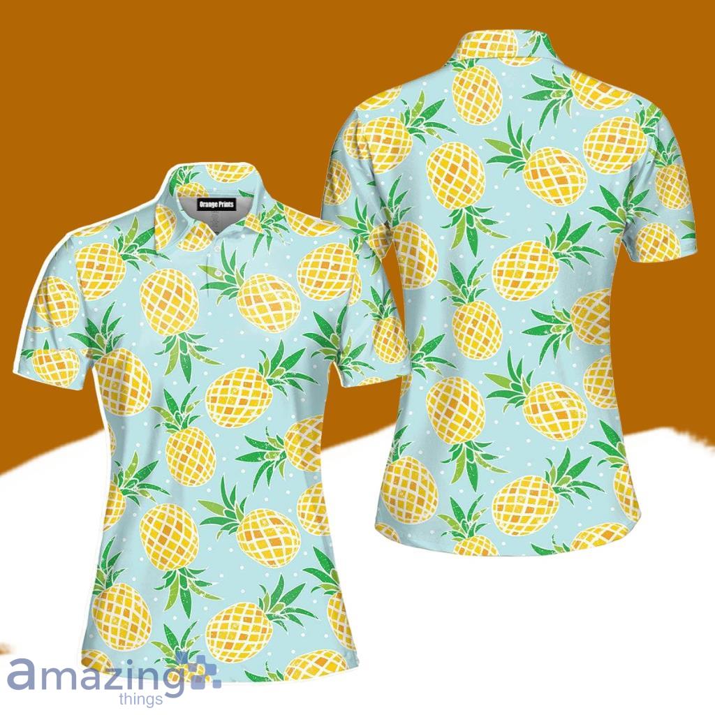 Pineapple Tropical Polo Shirt For Women Gift Golf Lover image Pineapple Tropical Polo Shirt For Women Gift Golf Lover Product Photo 1