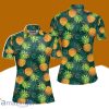 Pineapples With Palm Leaves Tropical Polo Shirt For Women Gift Golf Lover