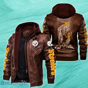 Pittsburgh Steelers 2D Leather Jacket Style Gift Product Photo 1