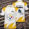 Pittsburgh Steelers Men’s Polo Shirts Impressive Gift White