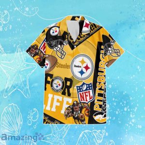 Pittsburgh Steelers NFL Combo Hawaiian Shirt & Short Trending Gift For Fans Product Photo 2