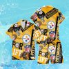 Pittsburgh Steelers NFL Combo Hawaiian Shirt & Short Trending Gift For Fans