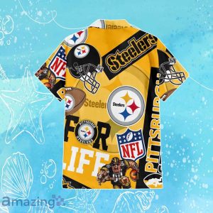 Pittsburgh Steelers NFL Combo Hawaiian Shirt & Short Trending Gift For Fans Product Photo 3