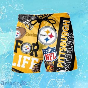 Pittsburgh Steelers NFL Combo Hawaiian Shirt & Short Trending Gift For Fans Product Photo 4
