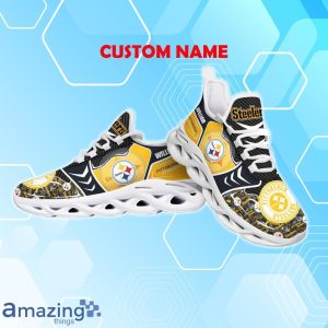 Pittsburgh Steelers NFL Max Soul Shoes New Trending Design Custom Name Product Photo 3
