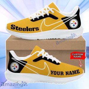 Pittsburgh Steelers NFL Trending Air Mesh Running Shoes Custom Name For Fans Product Photo 1