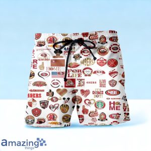 San Francisco 49ers NFL Hawaiian Shirt And Short Trending 2024 For Men Women image San Francisco 49ers NFL Hawaiian Shirt And Short Trending 2024 For Men Women Product Photo 3