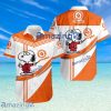Popeyes Logo Snoopy Pattern Tropical Button Down Hawaiian Shirt