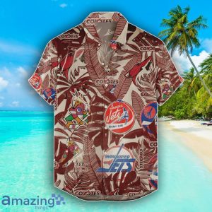Arizona Coyotes Set Hawaiian Shirt And Shorts Combo Retro Style For Fans Product Photo 2