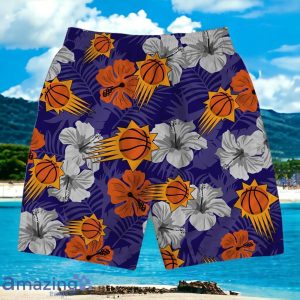 Phoenix Suns NBA Team Logo Hawaiian Shirt And Short Vintage Pattern Product Photo 4