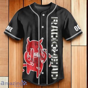 Radiohead I Have A Paper Here That Entitles Me To Fast Track Status Custom Number & Name Baseball Jersey Product Photo 3