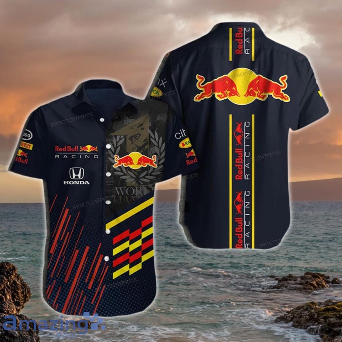 Red Bull Honda Racing Team Hawaiian Shirt Style Gift For Men And Women image Red Bull Honda Racing Team Hawaiian Shirt Style Gift For Men And Women Product Photo 1