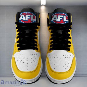 Richmond Tigers AFL Air Jordan Hightop Shoes Custom Name Gift For Fans image Richmond Tigers AFL Air Jordan Hightop Shoes Custom Name Gift For Fans Product Photo 2