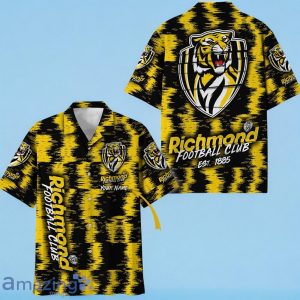 Richmond Tigers AFL Hawaiian Shirt Special Design Custom Name Product Photo 1