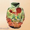Rick And Morty Green 3D Hoodie Gift For Men And Women