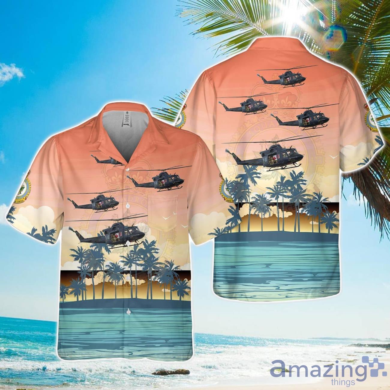 Royal Canadian Air Force 427 Special Operations Aviation Squadron Bell CH 146 Griffon Pocket Hawaiian Shirt Beach Shirt For Men Women image Royal Canadian Air Force 427 Special Operations Aviation Squadron Bell CH-146 Griffon Pocket Hawaiian Shirt Beach Shirt For Men Women Product Photo 1