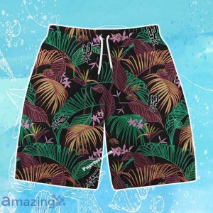 San Antonio Spurs Team Logo Pattern Aloha Colorful Hawaiian Shirt & Short Product Photo 3
