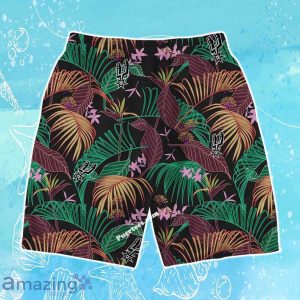 San Antonio Spurs Team Logo Pattern Aloha Colorful Hawaiian Shirt & Short Product Photo 4