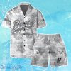 San Antonio Spurs Team Logo Pattern Leaves Tropical Hawaiian Shirt & Short
