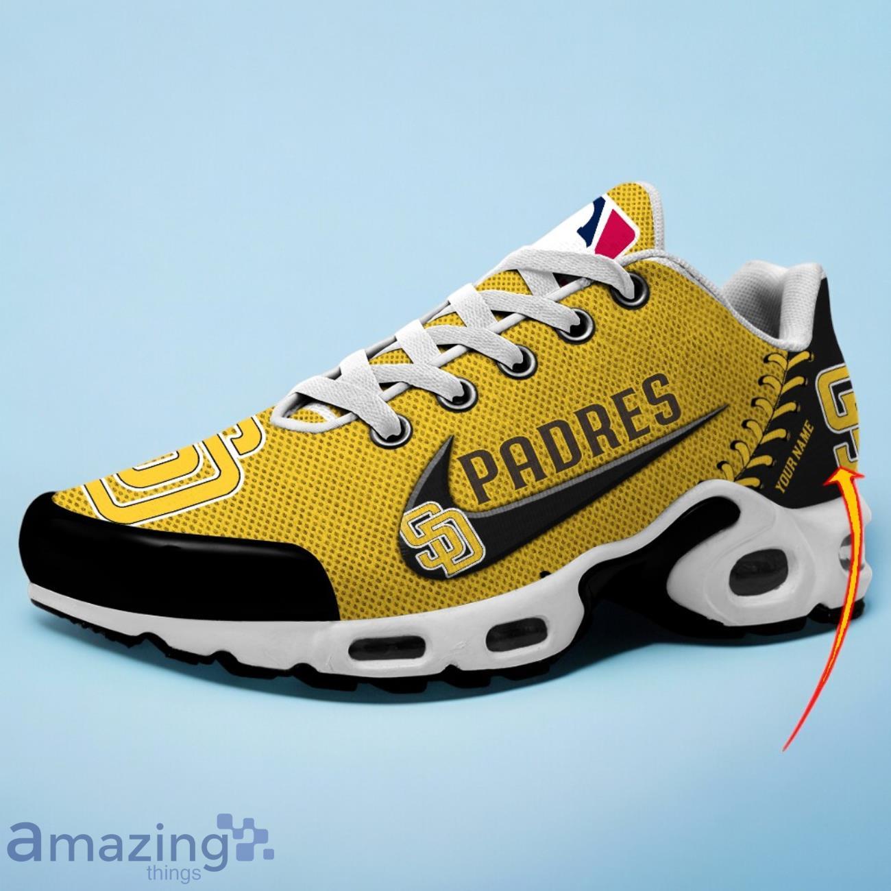 San Diego Padres MLB TN Sport Shoes Custom Name Perfect Gift image San Diego Padres MLB TN Sport Shoes Custom Name Perfect Gift Product Photo 1
